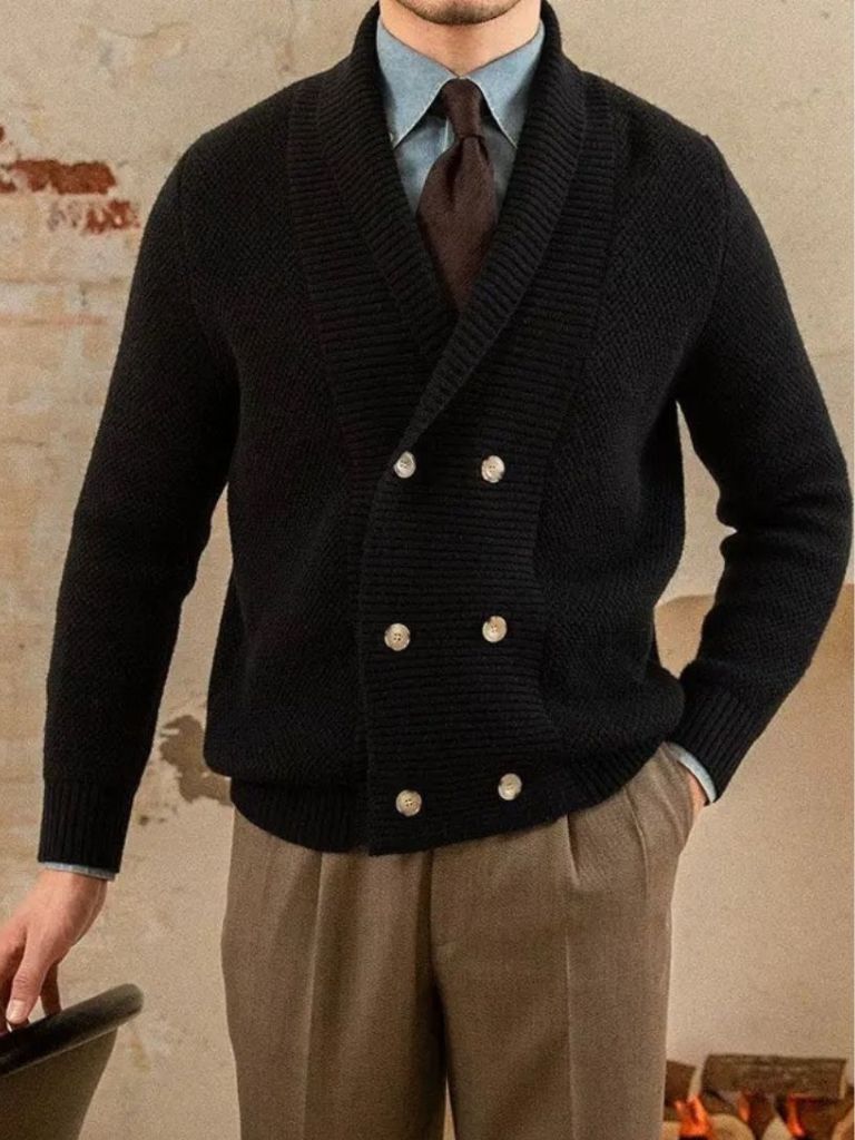 British Elegant Knit Cardigan - Fayymont Co