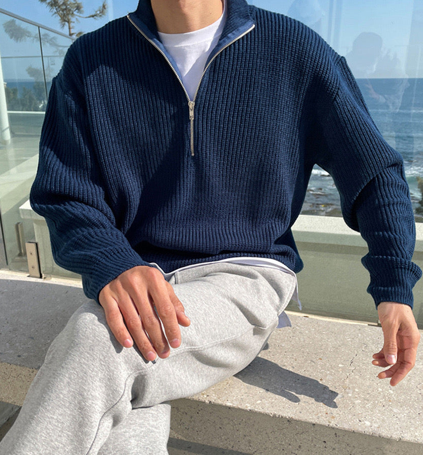 Jeonju Half Zip Sweater
