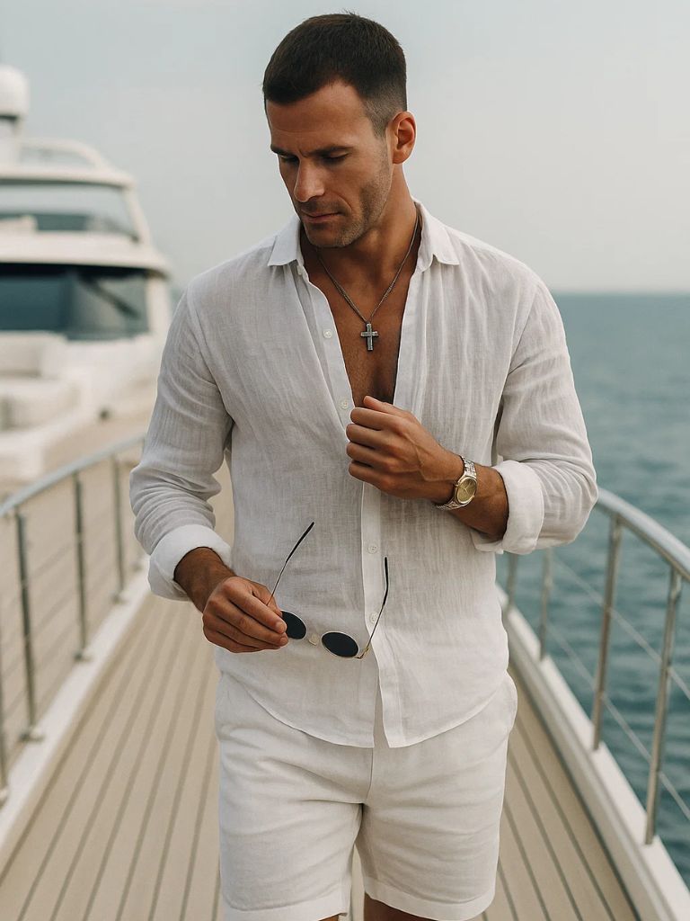 Linen Reverie Summer Shirt - Fayymont Co