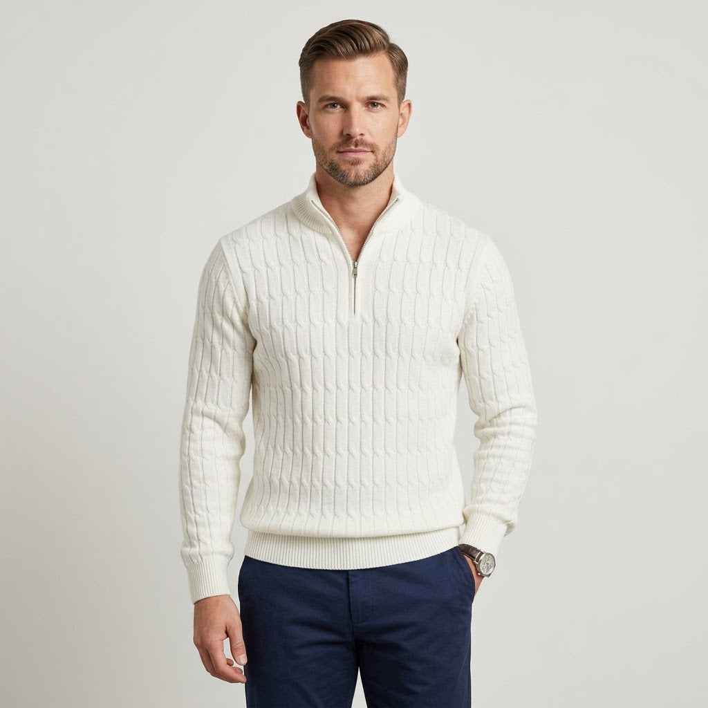 Half Zip Sweater - Fayymont Co