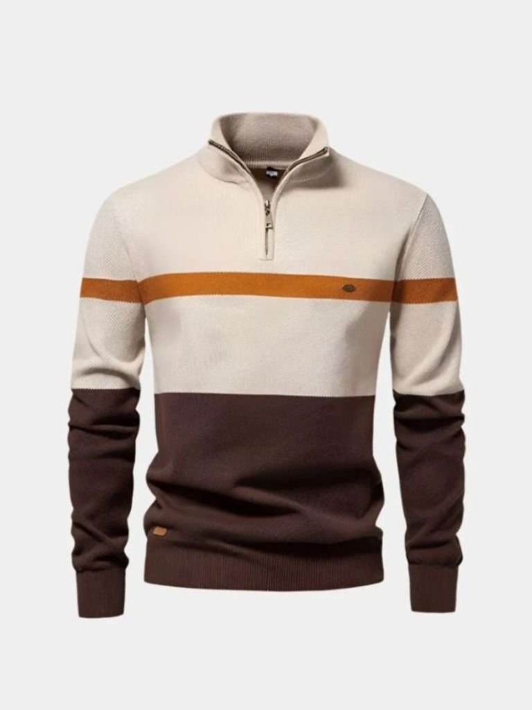 Quarter-Zip Jumper Sweater