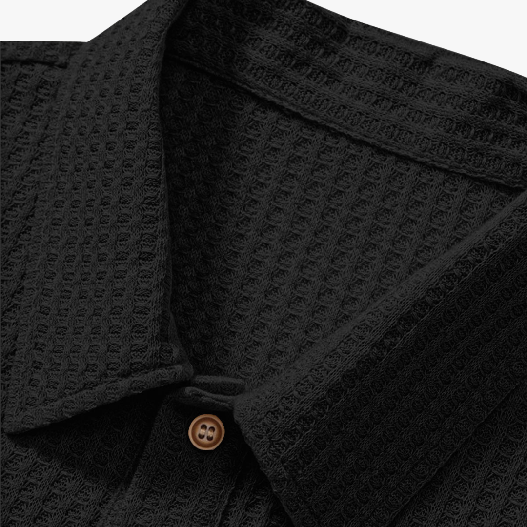 Coastal Waffle Knit Polo