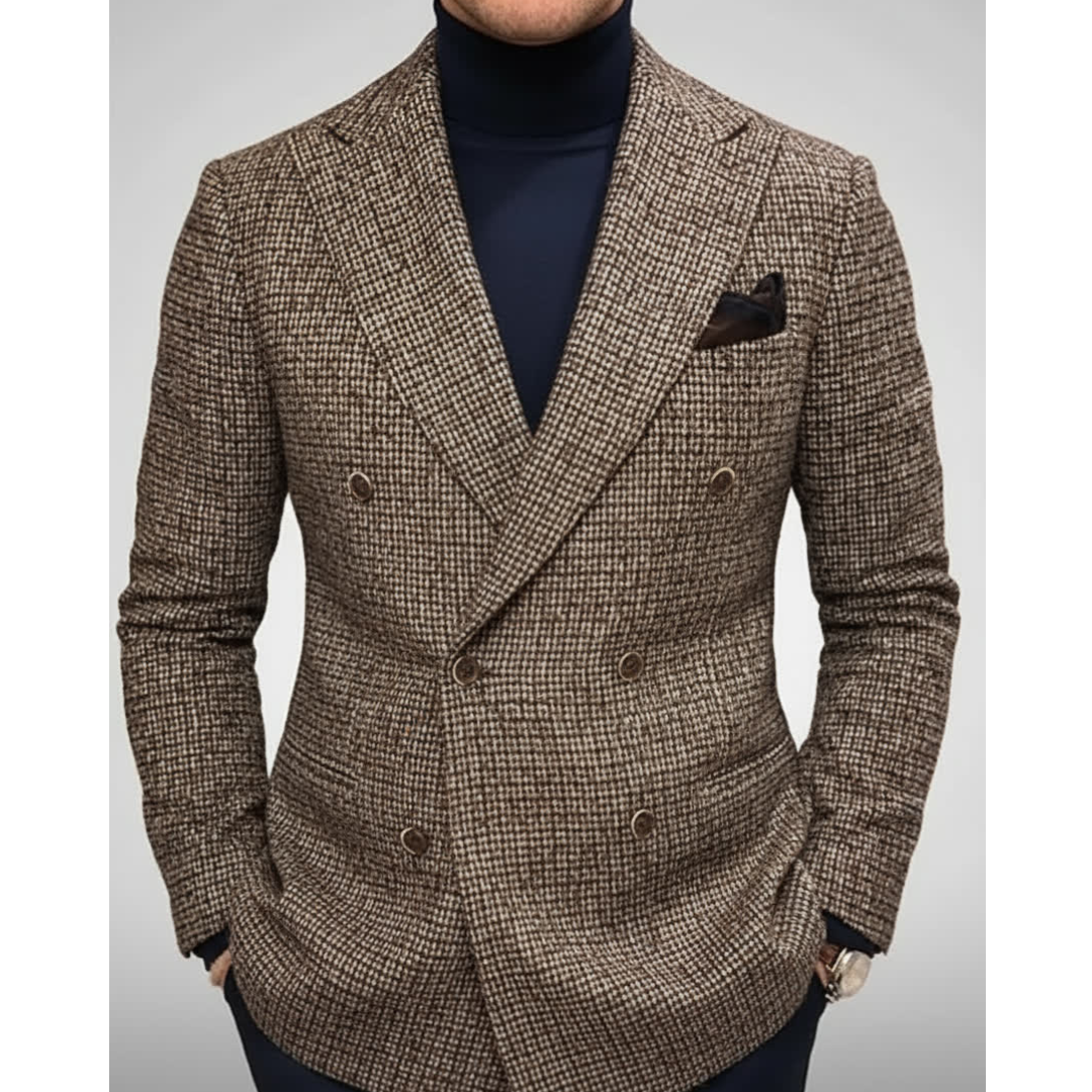 Lorenzzo Matteo Double-Breasted Blazer