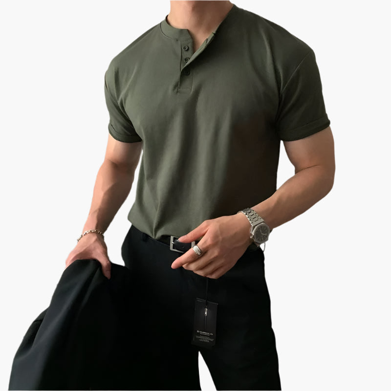 Bath Buttoned Polo