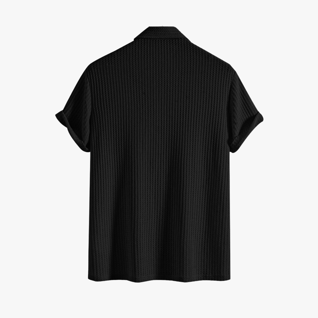 Coastal Waffle Knit Polo