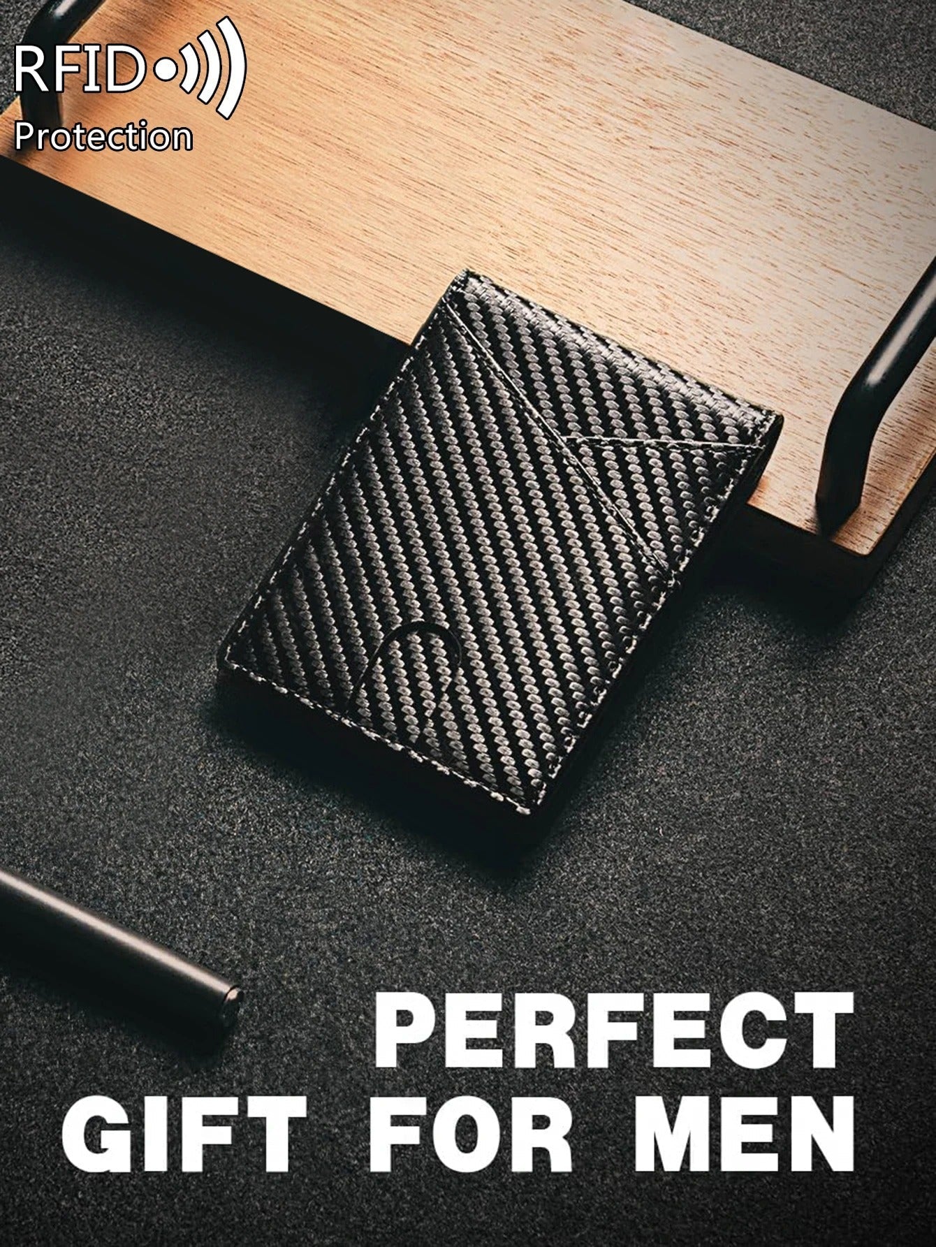 RFID Blocking Carbon Wallet