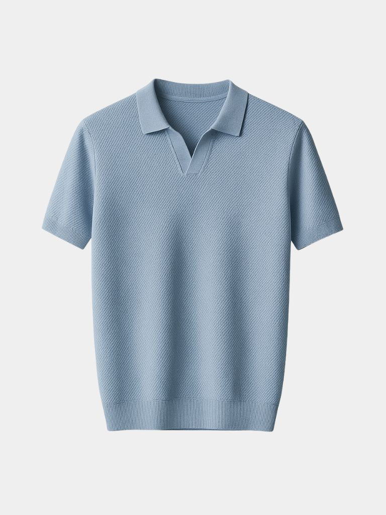 Old Money Cotton Polo Shirt - Fayymont Co